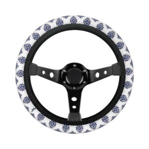 Blue Diamond Car Steering Wheel Cover