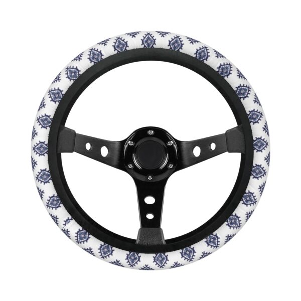 Blue Diamond Car Steering Wheel Cover
