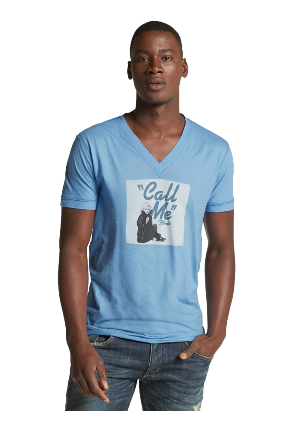 'Call Me' V-Neck T-Shirt - Image 3