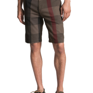 Check Print Shorts