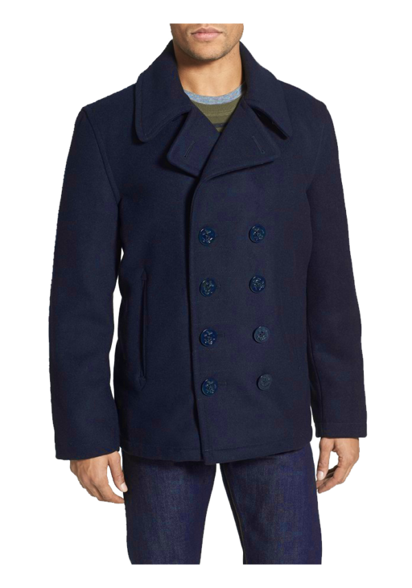 'Dugan' Wool Blend Peacoat - Image 2
