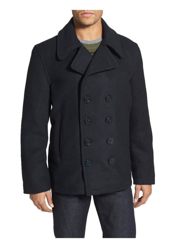 'Dugan' Wool Blend Peacoat - Image 4